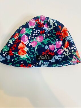 Skida Alpine Beanie floral pattern Fleece Lined